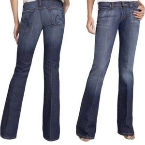 Citizens of Humanity Ingrid 002 Low Rise Flare Jeans Bootcut Classic Denim Sz 29